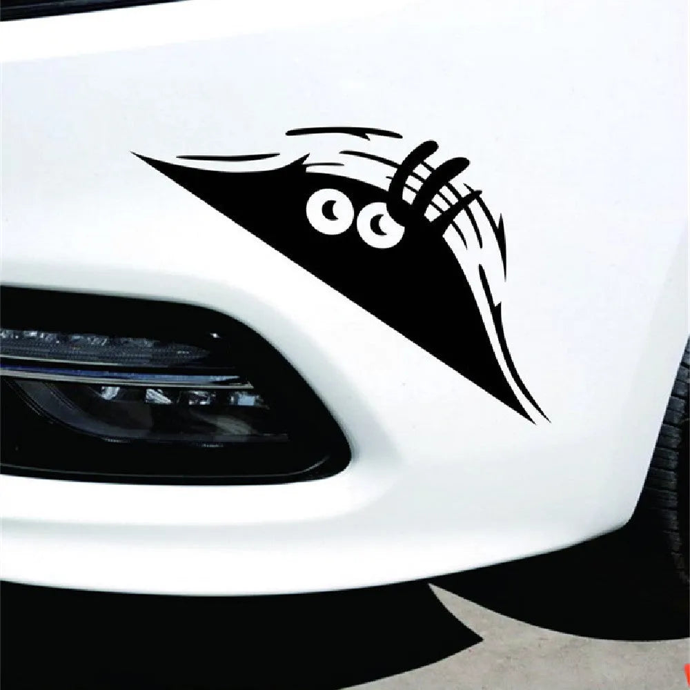 Self adhesive body stickers showing smiley and angry face designs at 19cm by 7cm