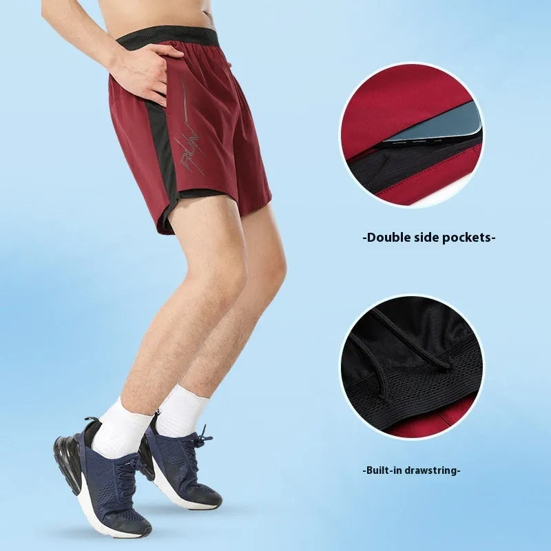 Men's low waist polyester basketball shorts in a solid colour, shown in one of the available colour options.