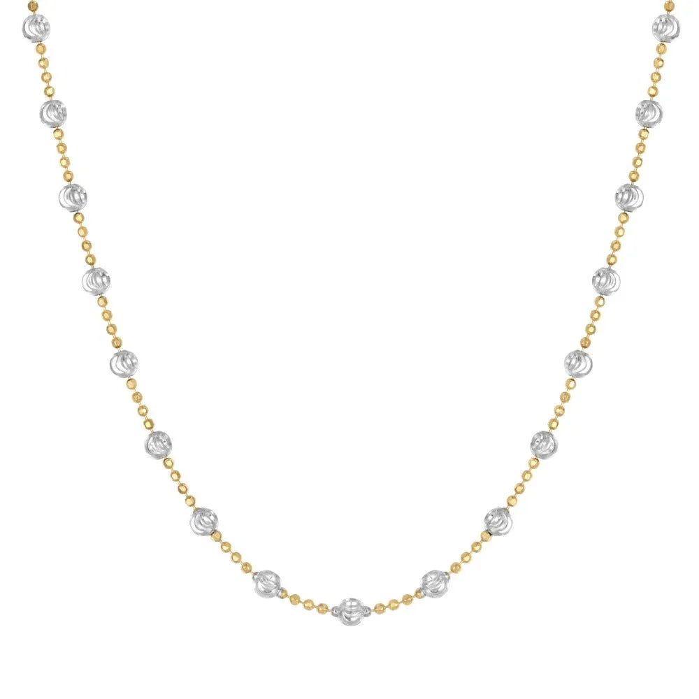 925 silver moon tooth beads clavicle chain necklace for women electroplated gold white gold finish