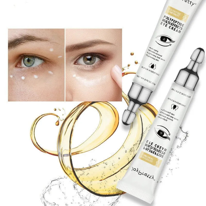 20g peptide anti-dark circle eye cream jar for puffiness reduction and moisturising