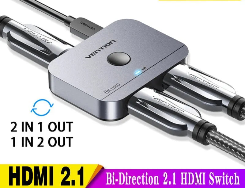 Alloy HD computer audio and video separator for television line connectivity in black or grey