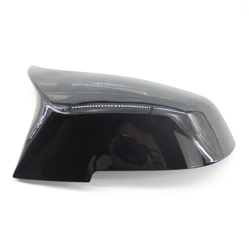 BMW 3 Series 4 Series modified horn rear-view mirror shells in paint bright black finish