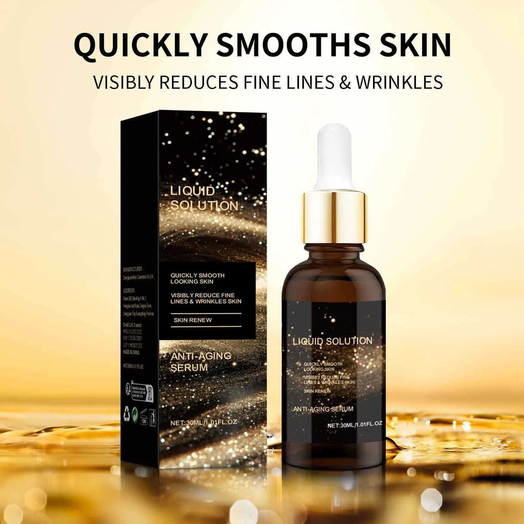 30 ml facial moisturising solution bottle with hyaluronic acid, 9 cm height