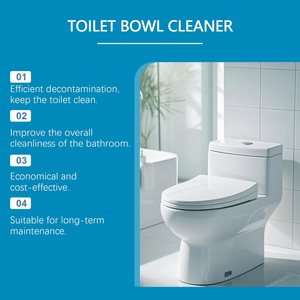 Pack of toilet cleaning powder showing four individual 30g sachets, total 120g.