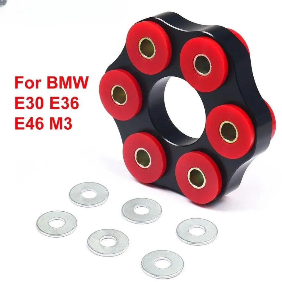 Red polyurethane aluminum BMW drive shaft connecting plate bracket for E28 E30 E36 E46 models