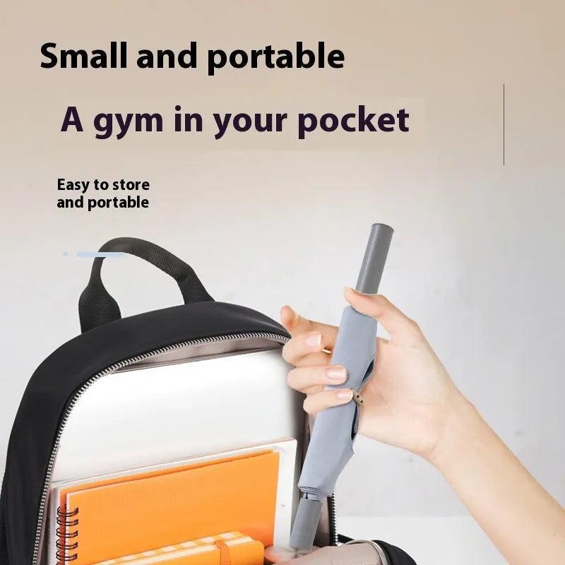 Yoga multi-function stretching tool in grey or pink colour for fitness flexibility training