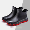 PVC low-tube outdoor wading shoes with non-slip soles in various colour options