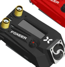 Black Wildfire FPV dual receiver glasses weighing 58g, shown from the front.