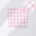 Japanese Korean cute style grid notebook with a colourful embossed fruit design cover, showing 100 sheets inside.