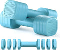 Detachable dumbbell set for women in pink colour with adjustable weight design
