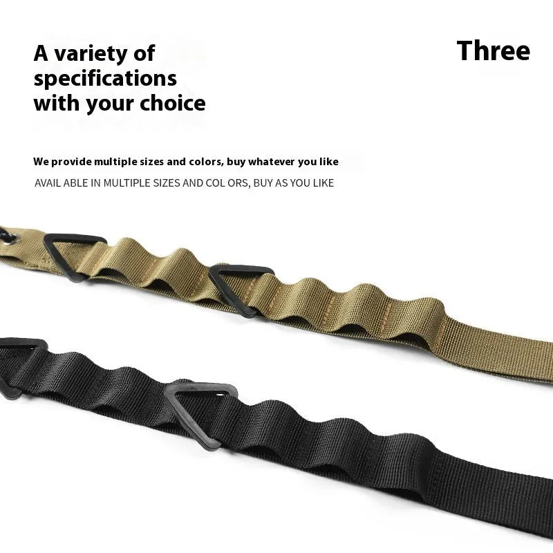 130cm multifunctional hanging rope storage belt in black or khaki for laundry and gear organisation