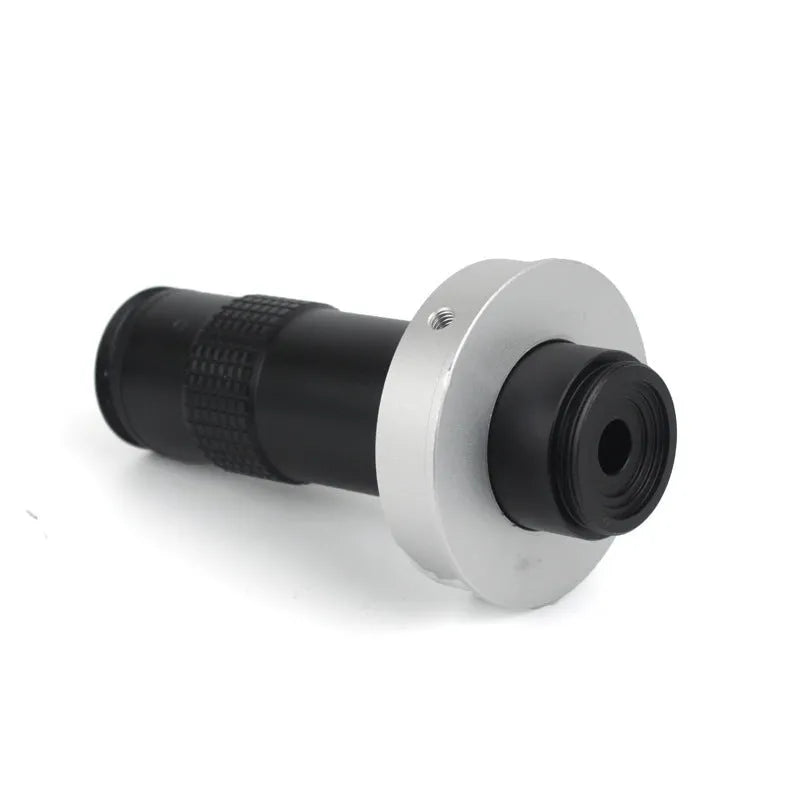 Black industrial camera monocular lens with 30mm diameter and 84mm length