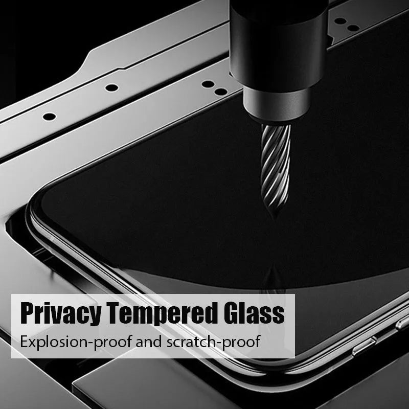 Anti-spy screen protector for Poco and Redmi Note phones with privacy film technology