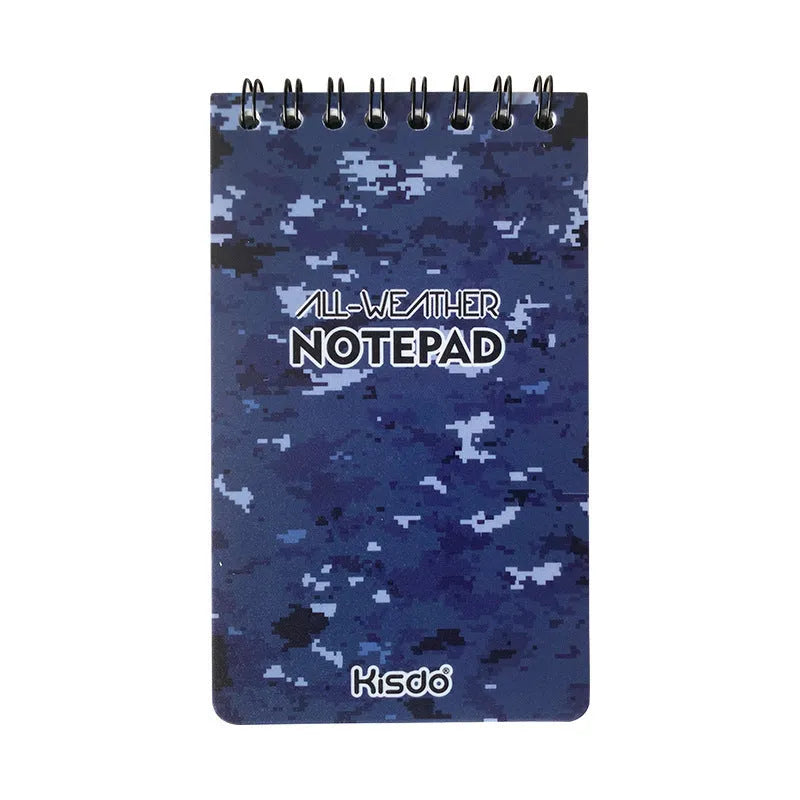 A5 waterproof spiral notepad with stone paper pages in six colour options