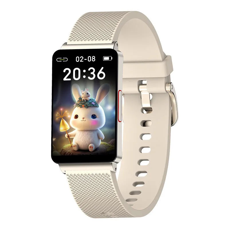 EP08 Smart Bracelet with touch display and TPU strap in black, gold, or silver colour options