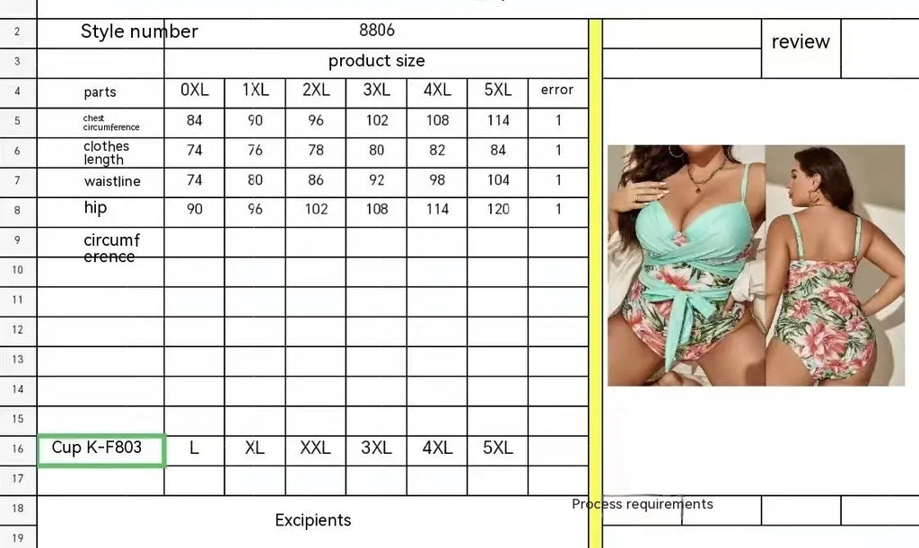 Women's plus size lace-up one-piece swimsuit in leopard print and other colours.