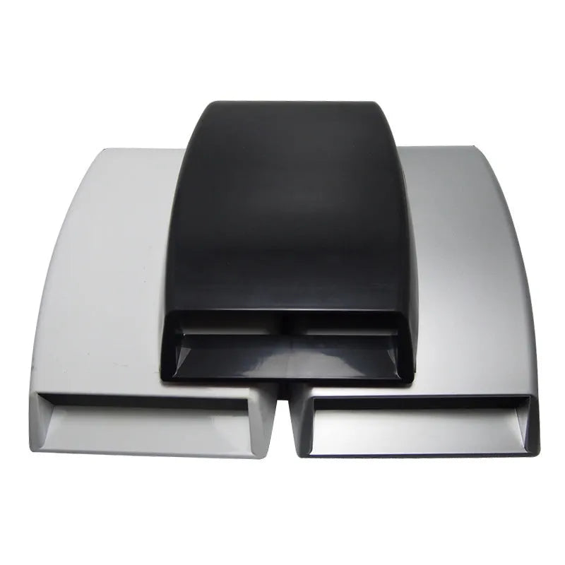 Car decoration vent in black silver or white ABS plastic with 260mm bottom length for vehicle exterior styling