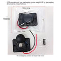 Black 12V car USB charger with 3.1A output for automotive modification