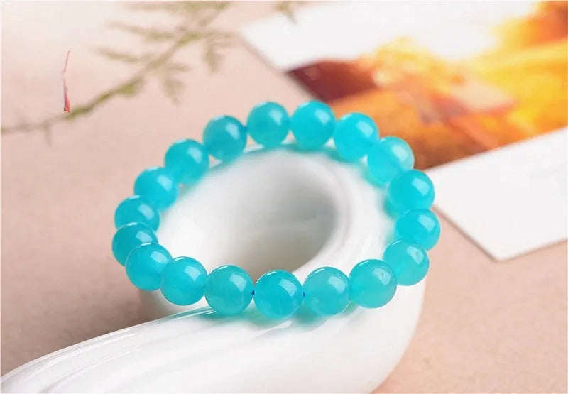 Grade 7A natural amazonite scattered beads in various sizes from 6mm to 13mm for DIY jewellery making