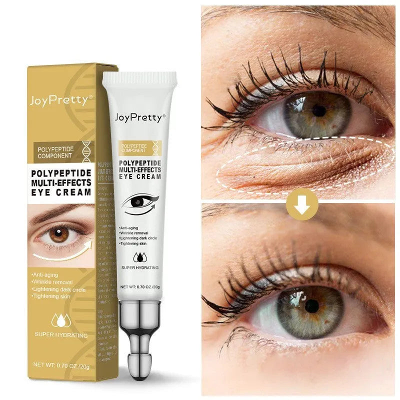 20g peptide anti-dark circle eye cream jar for puffiness reduction and moisturising