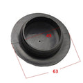 Nissan shock-absorbing trim cover top rubber decompression dust-proof cover 54330-ED000 black plastic for Versa Tiida Latio C11 2007-2011 14 grams 1pc 2pcs option