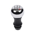 Aluminium alloy and ABS gear knob handball for Peugeot cars, black with red lettering