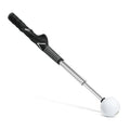 Telescopic golf swing training simulator with stainless steel construction in adjustable design
