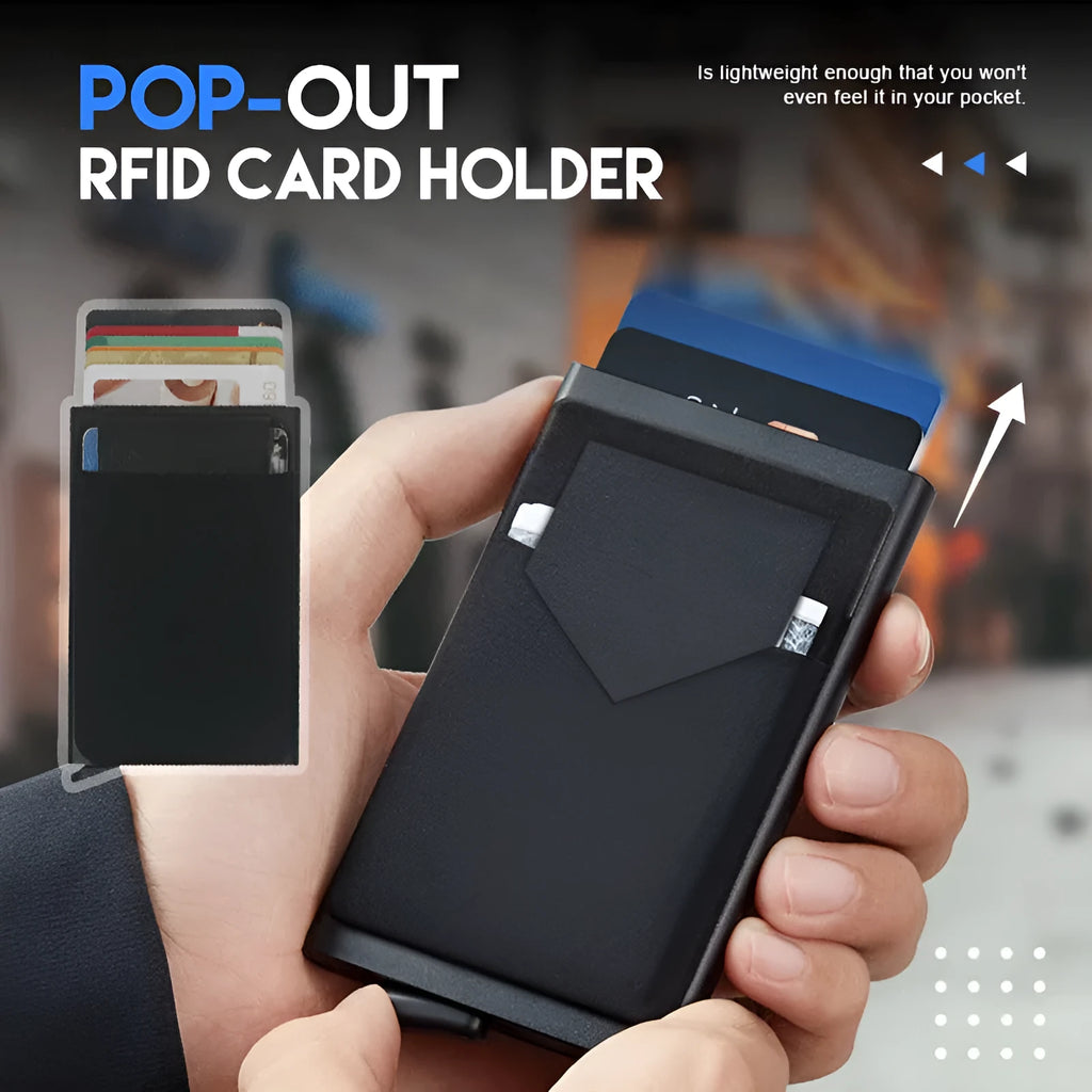 Aluminium alloy metal credit card holder with frosted finish in multiple colours