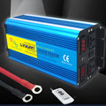 Blue 3000W 6000W pure sine wave power inverter with digital display and remote control