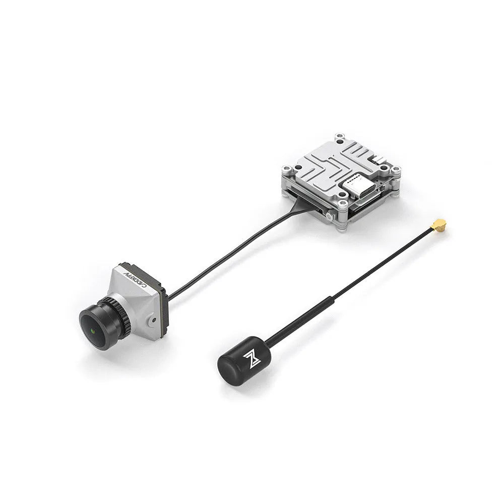 Caddx ADAPTS DJI FPV digital image transmission conversion kit with silver components