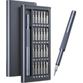 25-in-one magnetic screwdriver set with chrome vanadium steel shafts and ABS handles