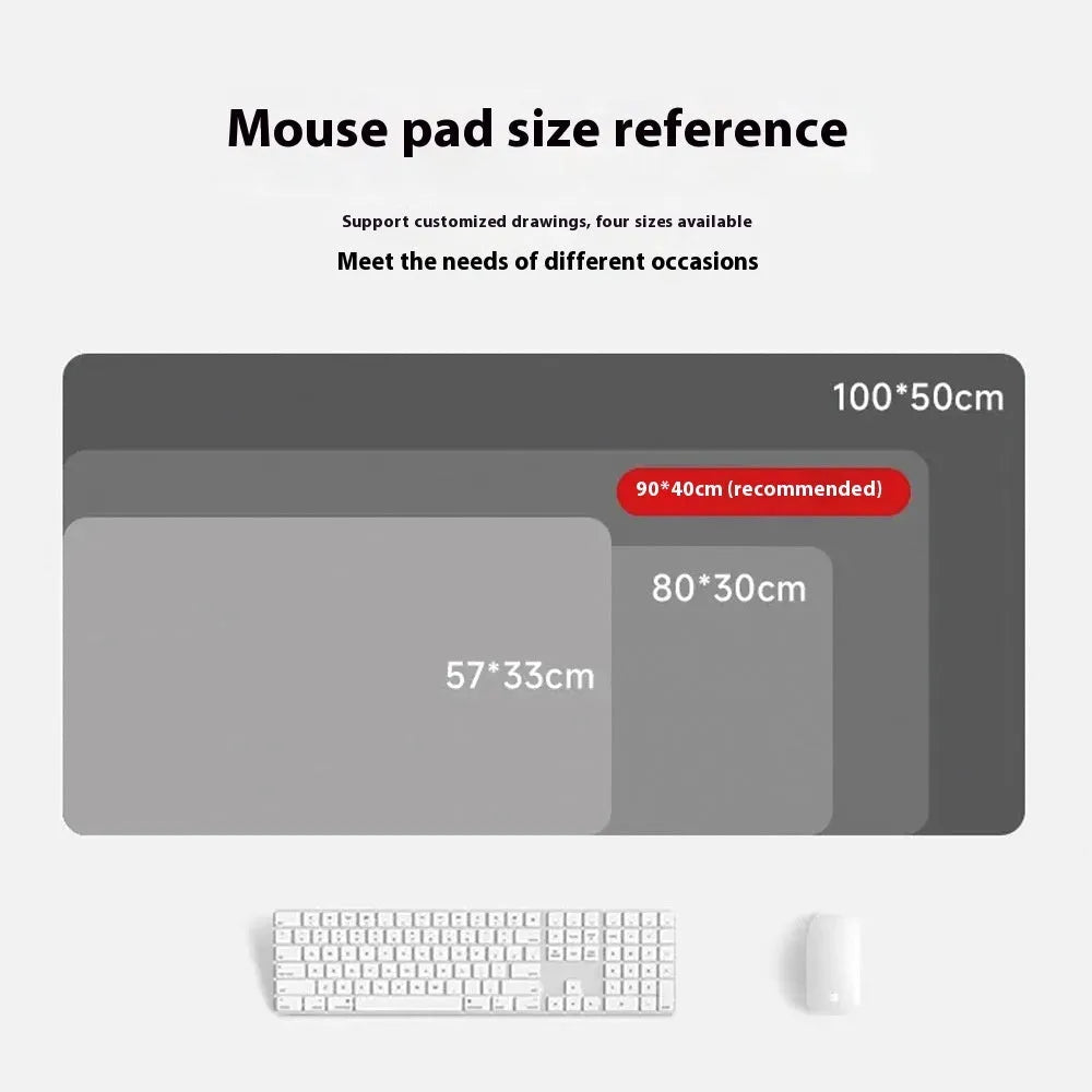 Japanese samurai design cloth mouse pad with non-slip rubber base in various sizes