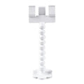 Black pet photography tool with phone clamp and treat holder for cat and dog photography