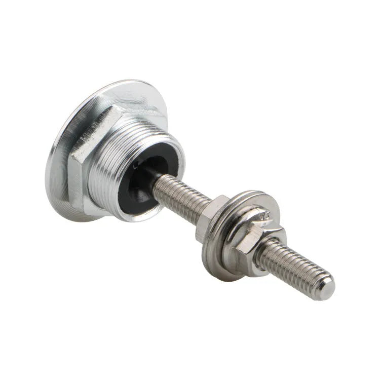 30mm aluminium alloy engine cover lock for modified racing cars in silver colour with 55mm screw
