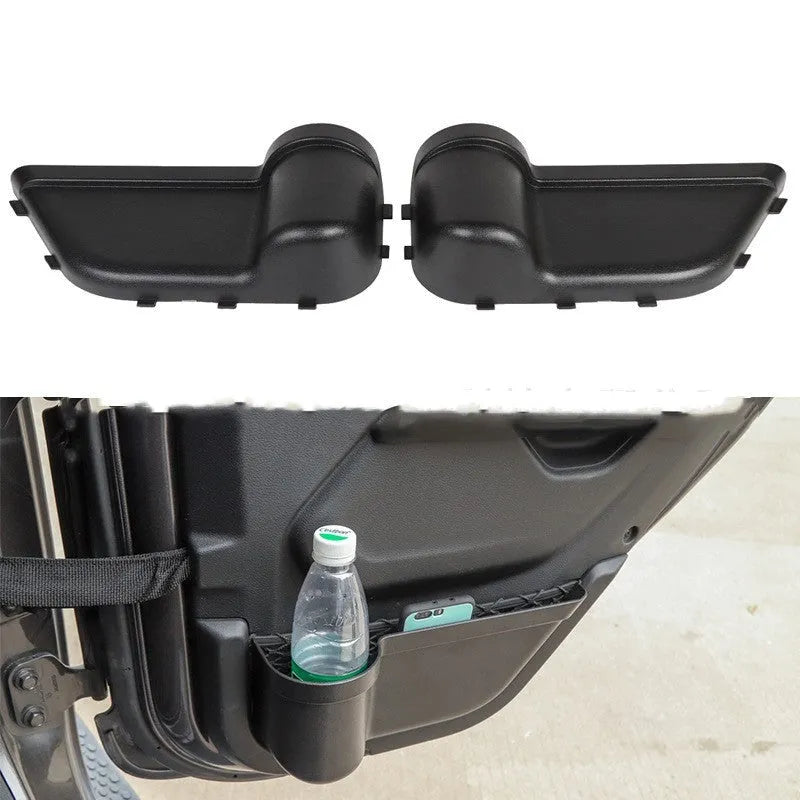 Black ABS car door storage box for Jeep Wrangler JK and JL models