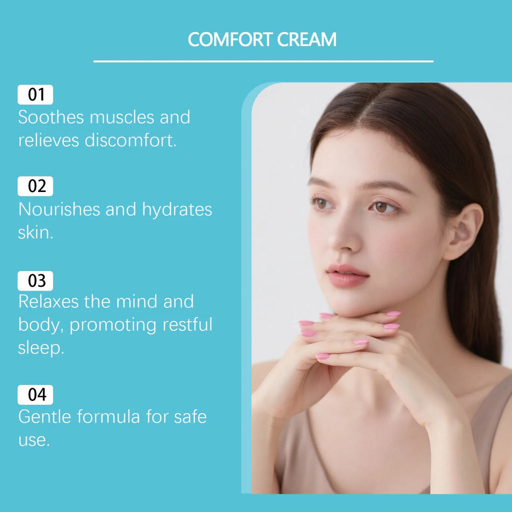 50g gentle hydrating body moisturising cream jar with Shanjinchehua and pyridoxine ingredients