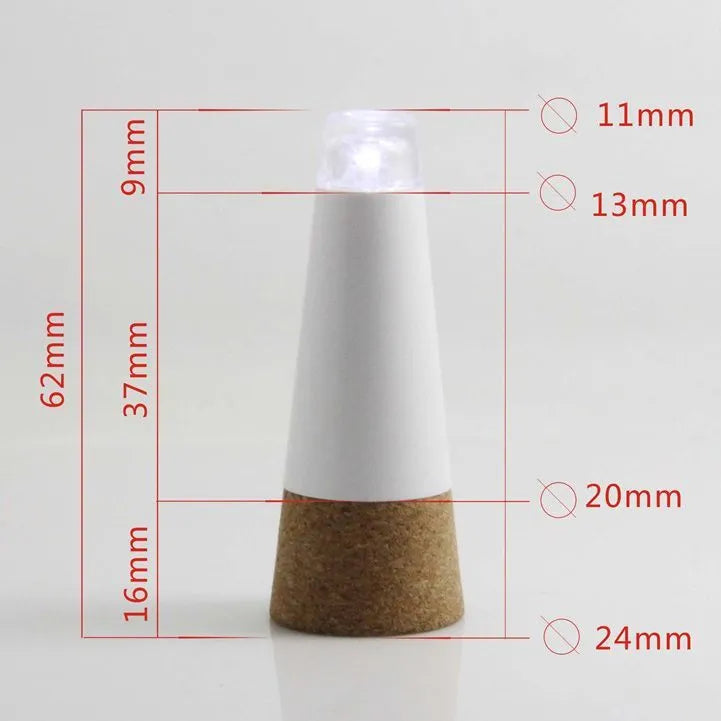 LED rechargeable luminous bottle cap cork light for wine bottle decoration