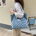 Large capacity Oxford cloth women's shoulder bag with three-dimensional pockets in multiple colour options