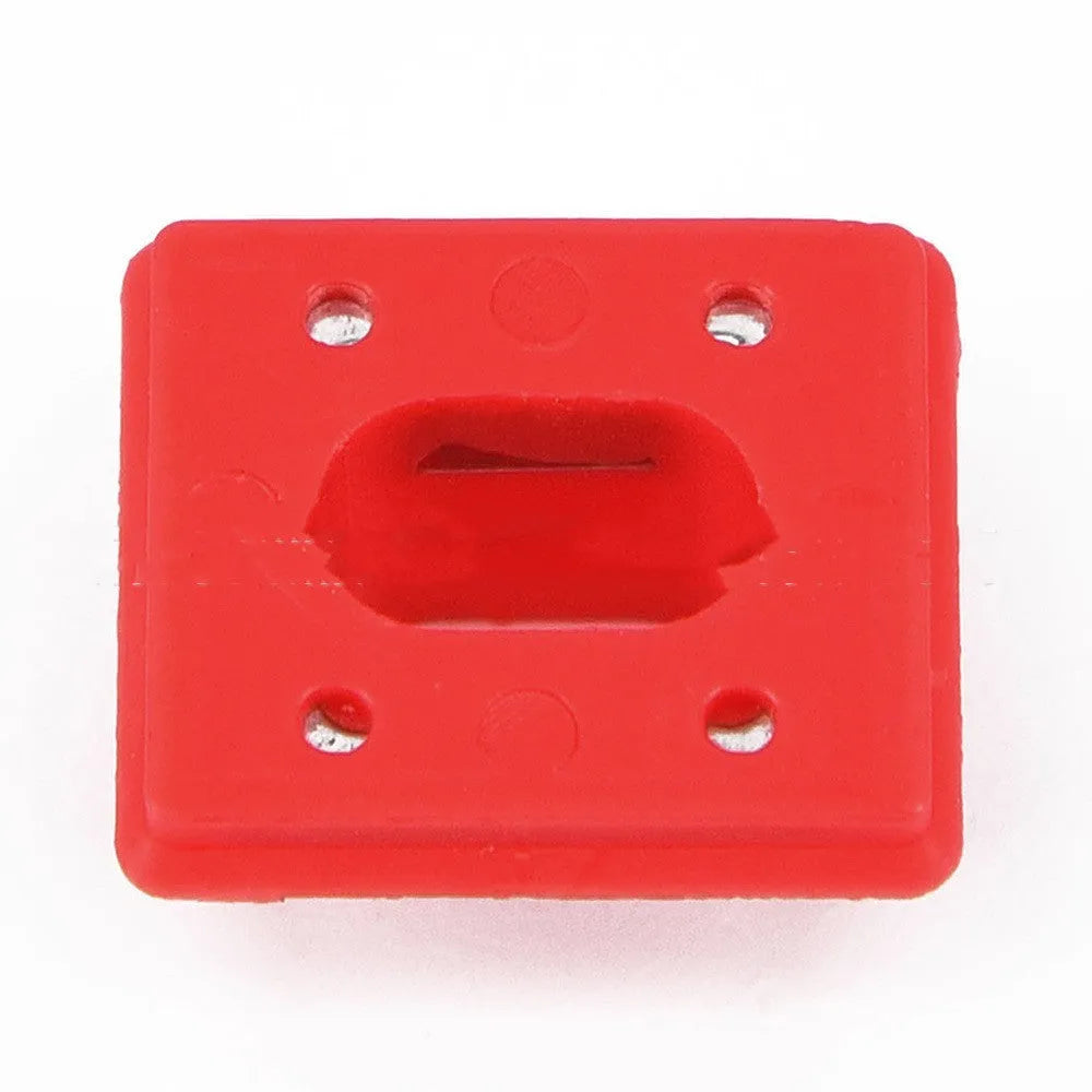 10 plastic BMW interior door trim panel repair clips and buckles on a white background