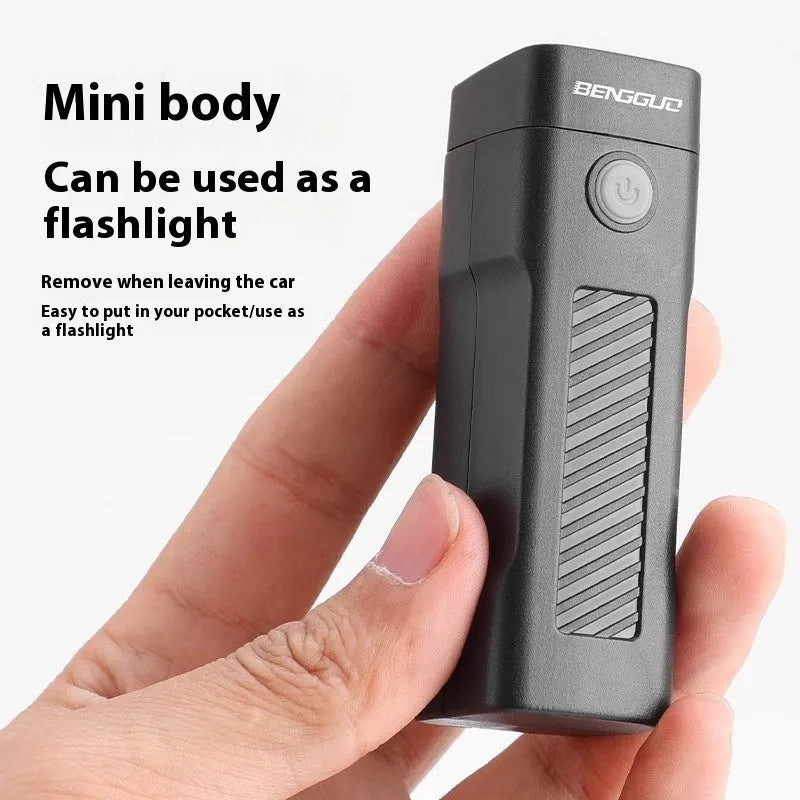 USB rechargeable bicycle headlight with quick release strap bracket for handlebar mounting