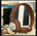 Wired head-mounted sports earphones with over-ear hooks and a 3.5mm plug, shown in multiple colours.