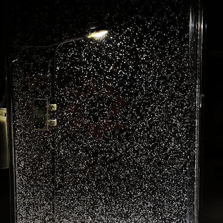 DIY snowy night light kit with snowflake design and LED lighting for Christmas decoration