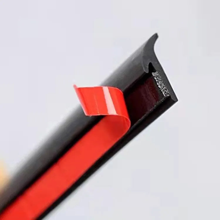 Black TPE rubber seal strip for car door gaps and bumper protection
