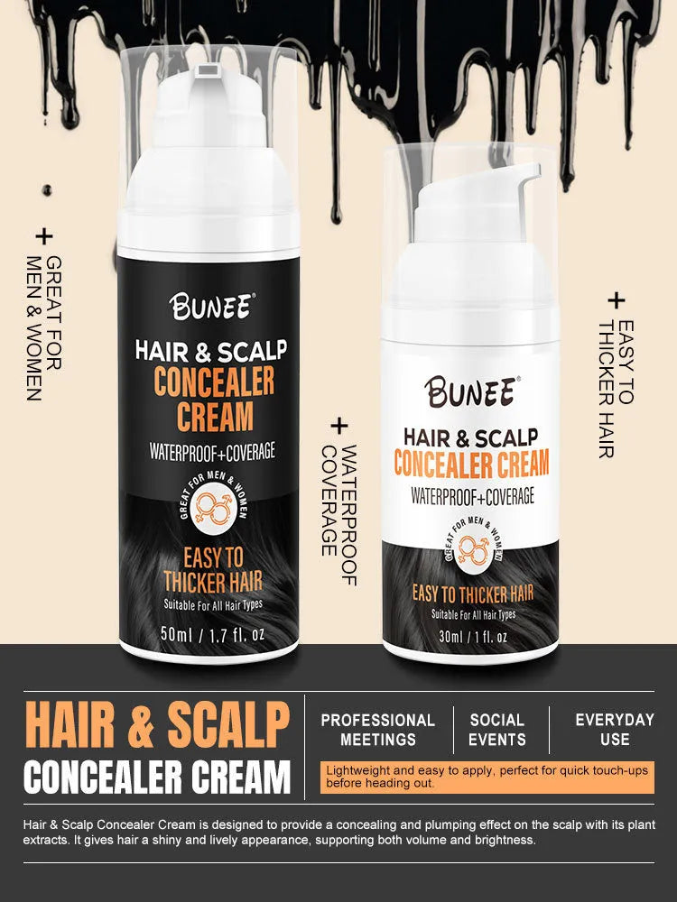 30ml pot of scalp concealer pomade for covering thinning hair and nourishing the scalp.