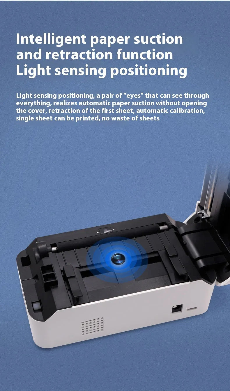 Thermal express single electronic surface printer with Bluetooth connectivity and compact dimensions