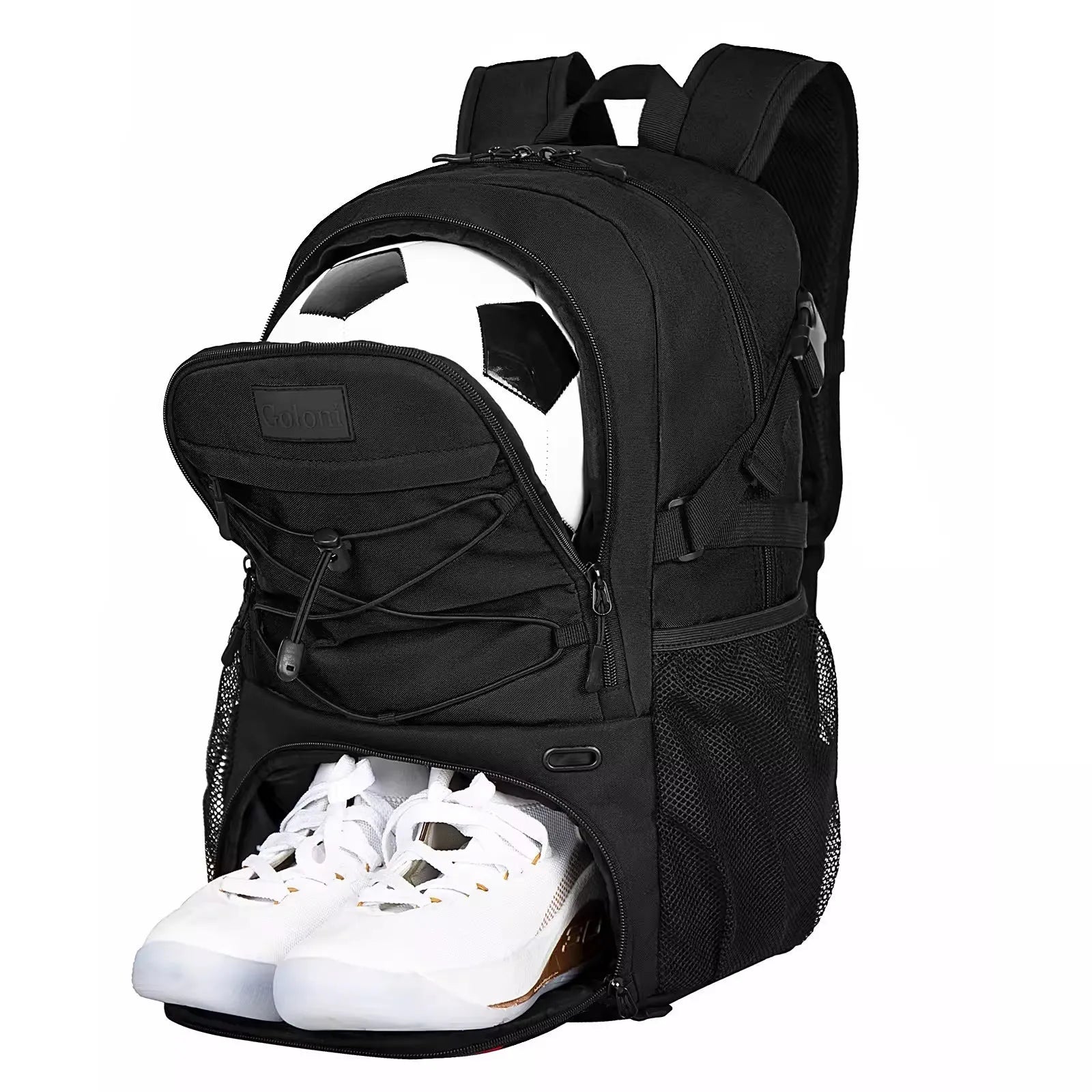 Basketball fitness training backpack Oxford cloth sports bag with 25-35L capacity in multiple colours