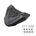 Black fixed wind front wing accessory for KTM Adventure motorcycles on packaging measuring 34.5x25x7.5 cm