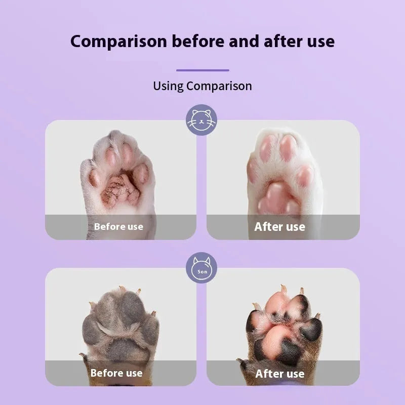 40g tube of pet foot moisturising cream with planting Brazil palm wax for cat and dog paw care