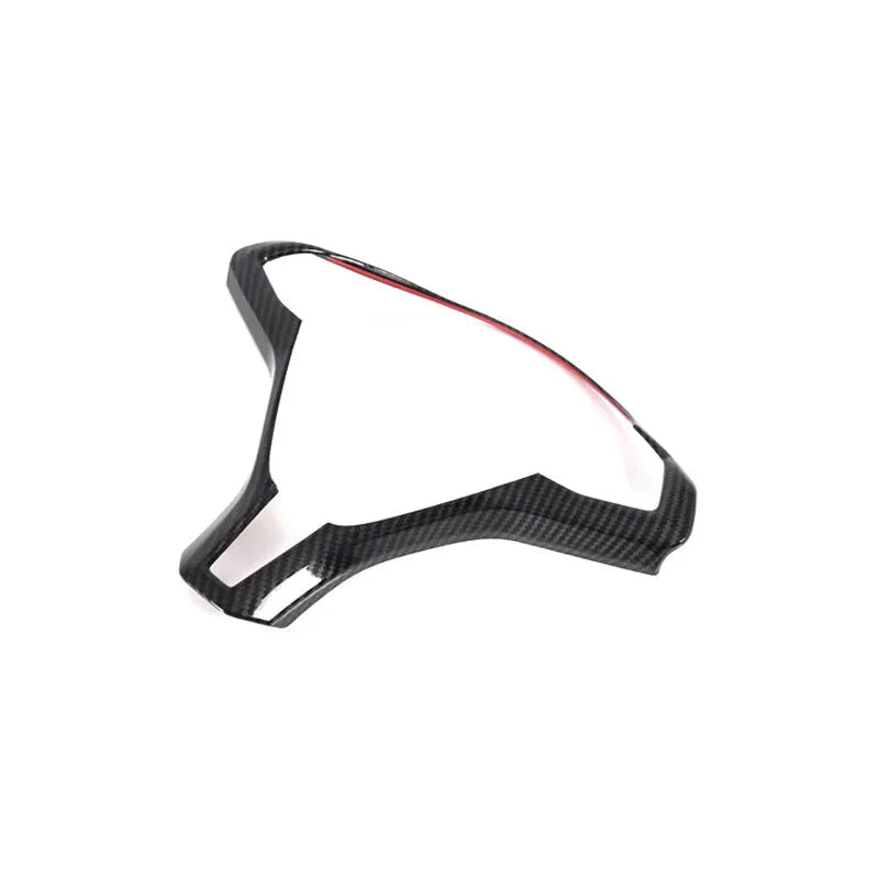 Tesla Model S steering wheel decorative frame in carbon fibre colour ABS plastic trim