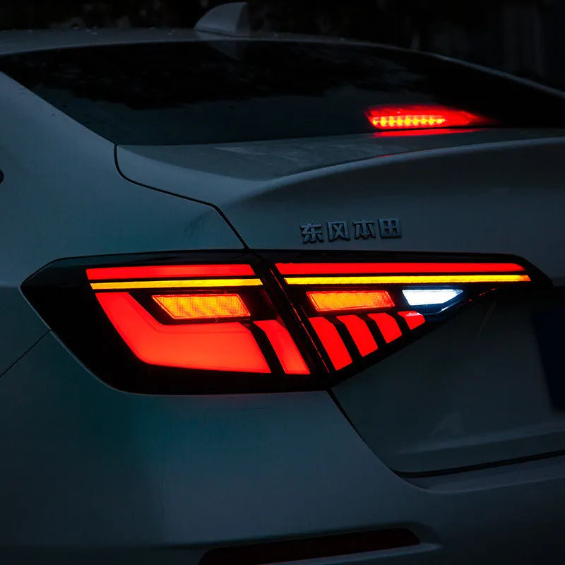 11th generation Honda Civic LED taillight assembly in black and red colour option